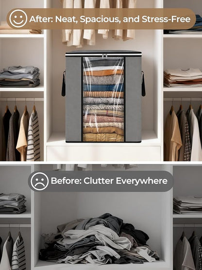 120L Extra Large Blanket & Clothes Storage Bags - Image 5