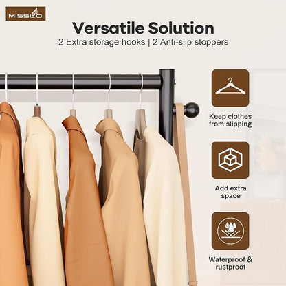 MISSLO Small Clothes Racks for Hanging Clothes Clothing Rack - Image 8