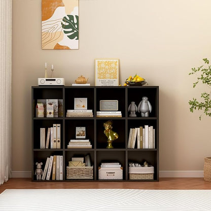 12-Cube Storage Shelf Bookcase - Image 7