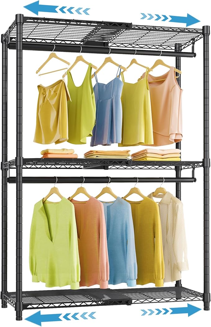 VIPEK X1 Expandable Clothes Rack Heavy Duty Adjustable from 2' to 3'5" by VIPEK