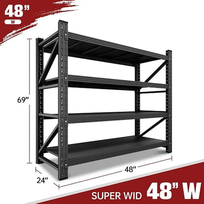 3000LBS Storage Shelves, Shelving Units Industrial Shelving - Image 2