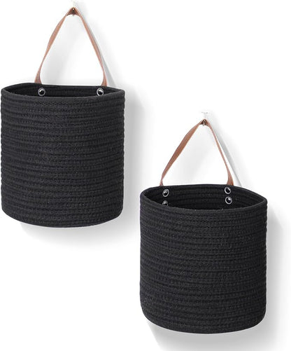 2 Pack Hanging Basket, Small Wall Baskets by MEGASKET