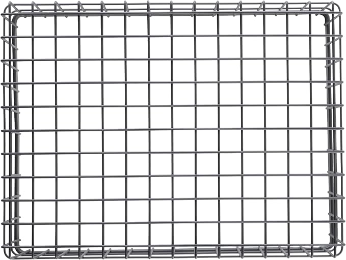 G.E.T. WB-1294-MG Rectangular Metal Storage Wire Basket - Image 4