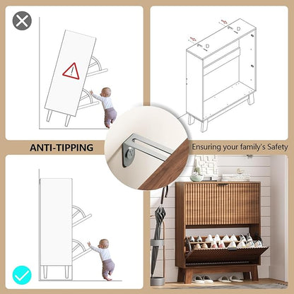 Shoe Cabinet Storage for Entryway - Image 7