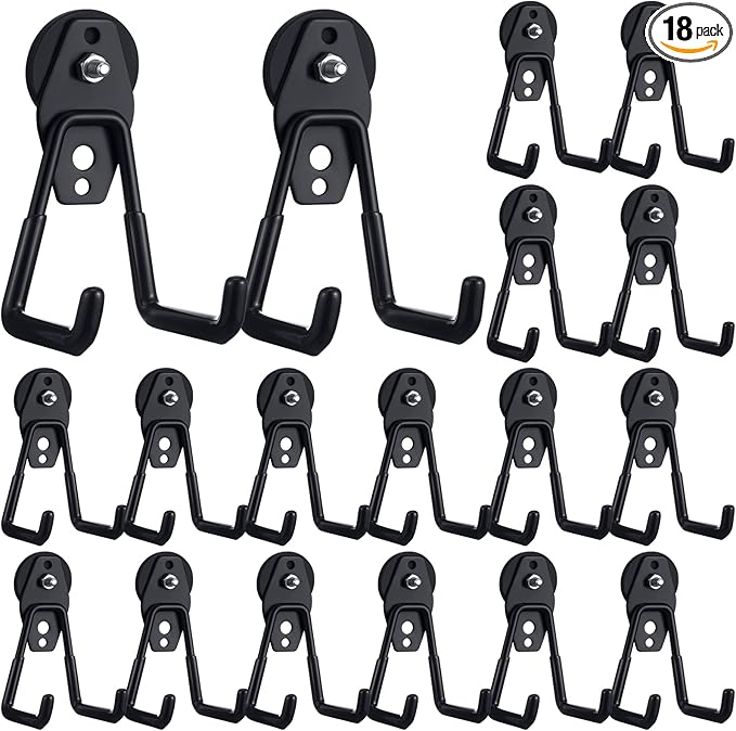 Landhoow Large Magnetic Hooks Heavy Duty Garage Magnet Hooks Strong Storage by Landhoow