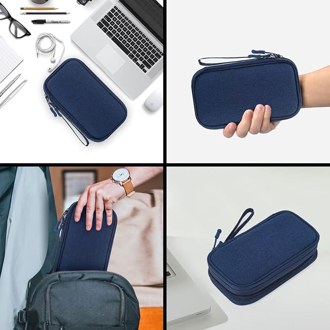 CAOODKDK Electronic Organizer Travel Cable Accessories Bag, Electronic - Image 7