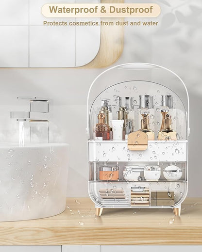 Makeup Organizer Countertop, Skincare Holder Bathroom Counter Organizer - Image 6