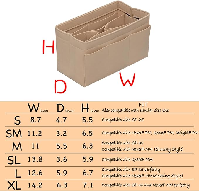 DailyPlus Purse Organizer Insert - Image 2