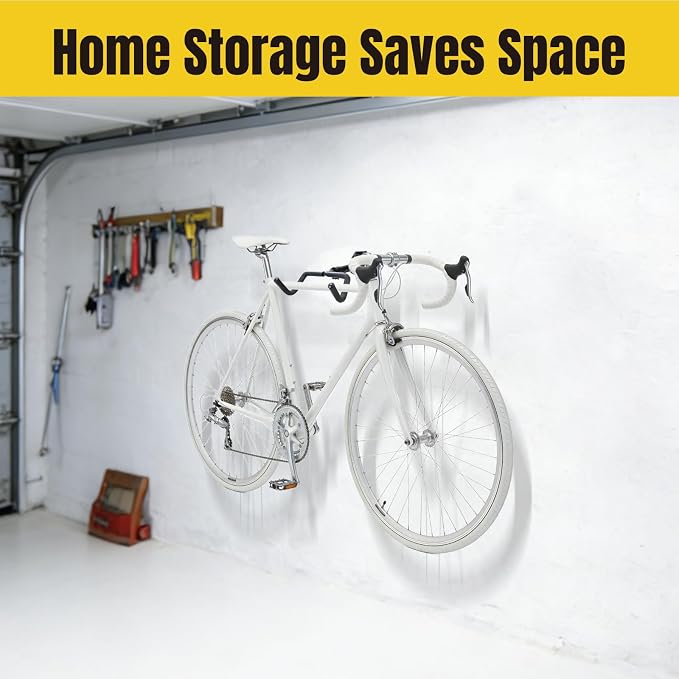 MaxxHaul 51184 Bike Wall Mount Rack – 66 lb Capacity – Adjustable 14.5″ to - Image 7