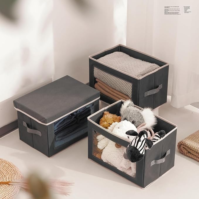 Homsorout Stackable Storage Bins - Image 2