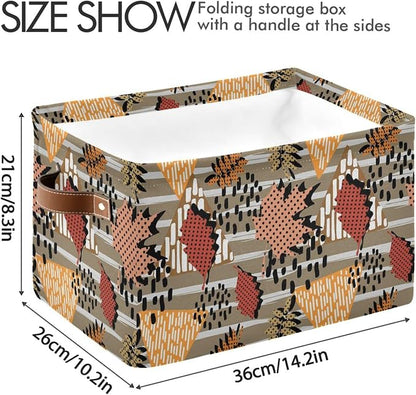 ZAZYXTJ Memphis Storage Basket for Shelves Open Storage Bin 2Pack | Foldable - Image 3