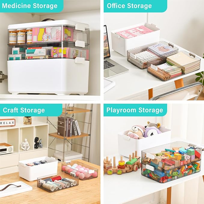 Homaigie Extra Tall 3-Tier Medicine Cabinet Organizer - Image 6