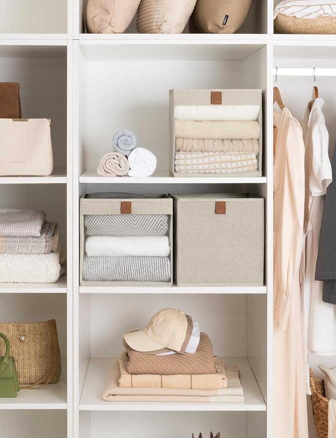 StorageWorks 11x11 Storage Cubes, Closet Storage Bins - Image 5