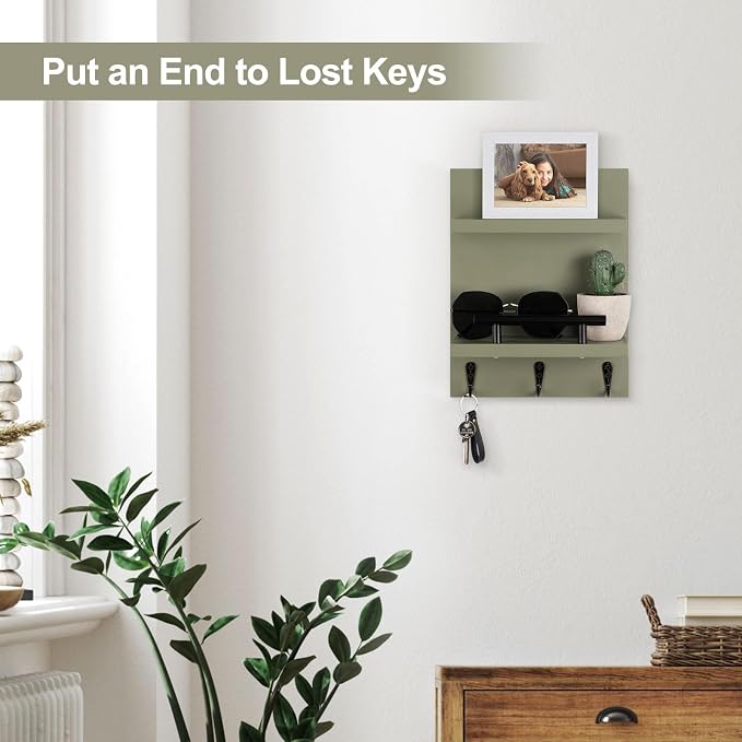Key Holder Wall Mount, Mail Shelf Decor - Image 5