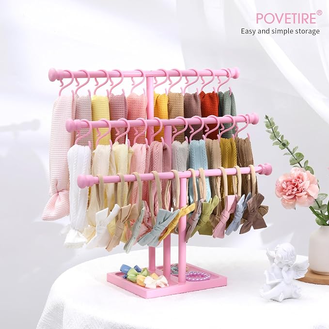 POVETIRE Headband Holder Stand Storage - Image 4