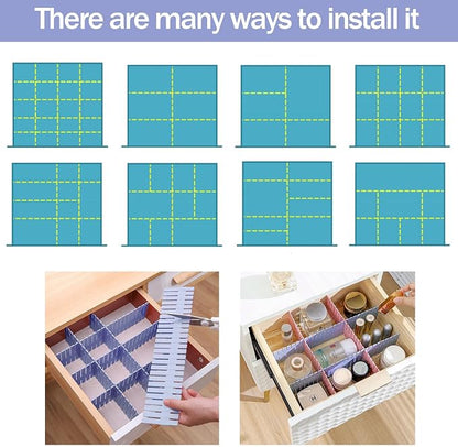 acDesign 40Pcs Grid Drawer Dividers, Adjustable Drawer Organizer - Image 7