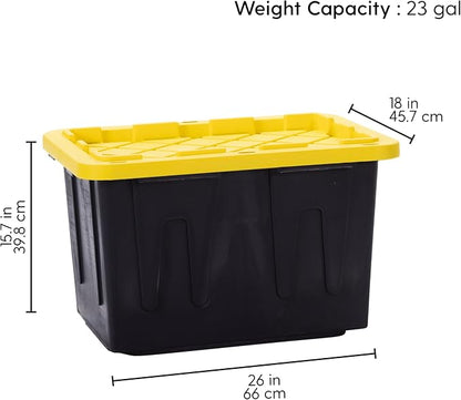Plastic 23-Gallon Storage Tote - Image 2