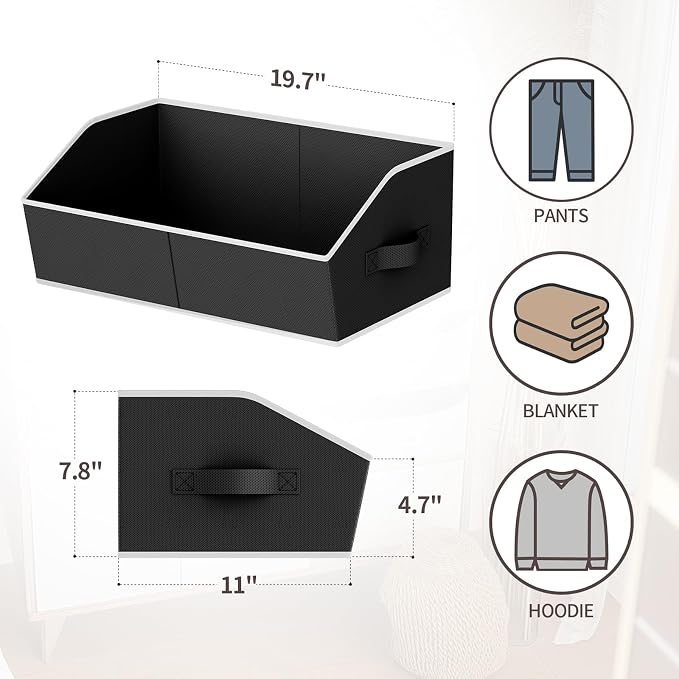 Homsorout Storage Bins for Shelves - Image 5