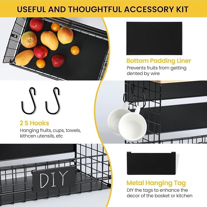 1 SET Strong Magnetic Shelf Basket - Image 3