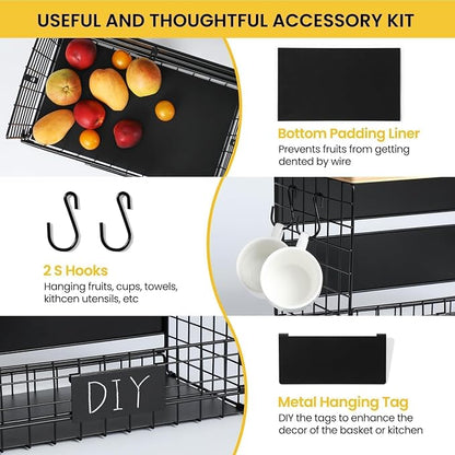1 SET Strong Magnetic Shelf Basket - Image 3
