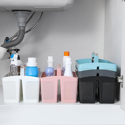 rejomiik Portable Shower Caddy Basket Plastic Cleaning Caddy Organizer Storage - Image 6