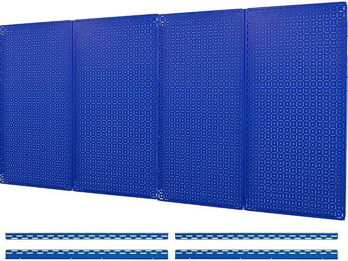 OmniWall 16" x 32" Metal Pegboard Panel 4-Pack by OmniWall