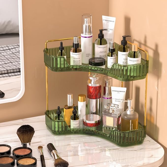 GTI 2 Tier Bathroom Counter Organizer, Makeup Organizer Perfume - Image 2
