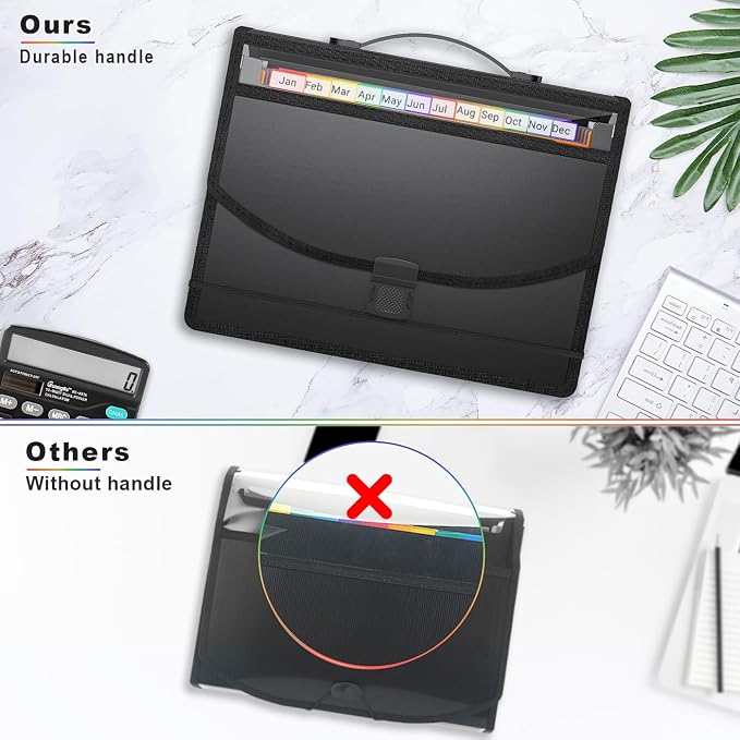 25 Pockets Accordion File Organizer - Image 4