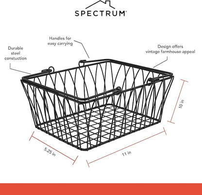 Spectrum Black Wire Basket - Image 6
