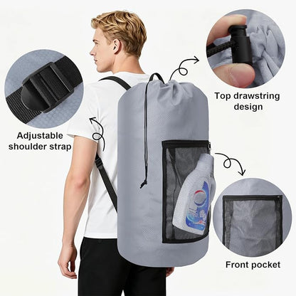 Laundry Bag Backpack Durable Laundry Bag - Image 3