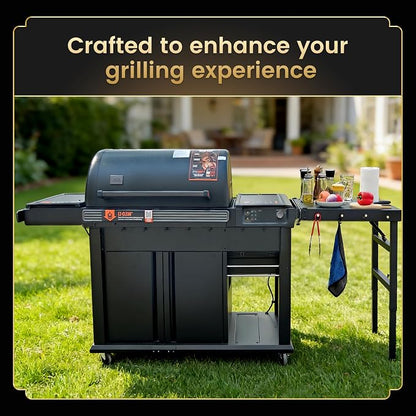 QuliMetal Foldable Side Shelf for Traeger Woodridge, Woodridge Pro and - Image 5