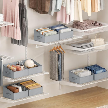 DIMJ Closet Storage Bins 12 Pack - Image 3