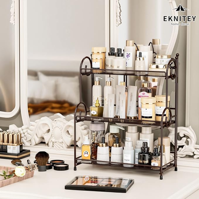 EKNITEY Bathroom Organizer Shelf Countertop - Image 2