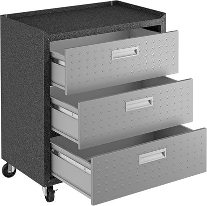 Manhattan Comfort Fortress Collection Convenient Durable Mobile Garage Chest - Image 4