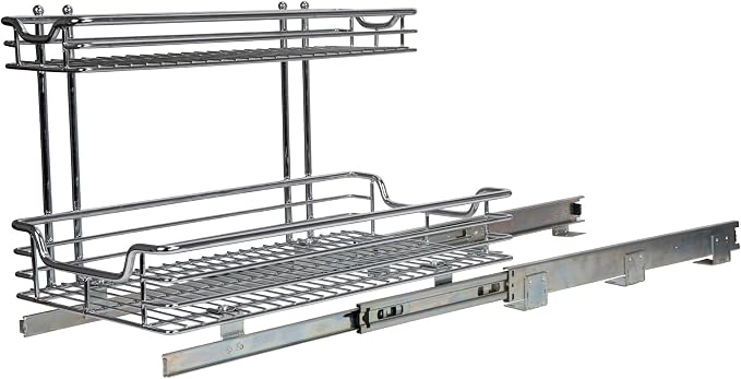 Household Essentials Glidez 2‑Tier Large Multipurpose Chrome‑Plated Steel - Image 10