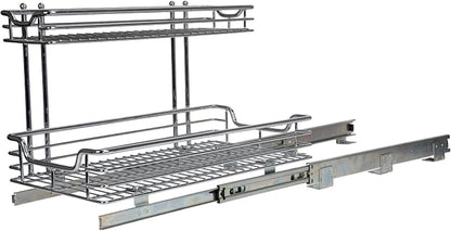 Household Essentials Glidez 2‑Tier Large Multipurpose Chrome‑Plated Steel - Image 10