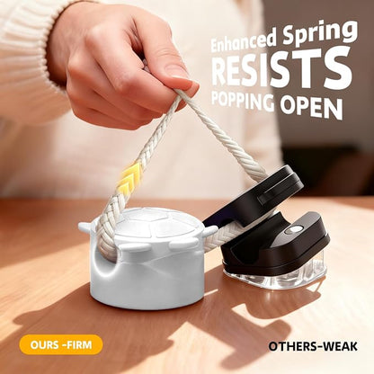 8 Pack Rotatable Cable Clips, Cord Organizer Spring Clip Cord Holder - Image 2