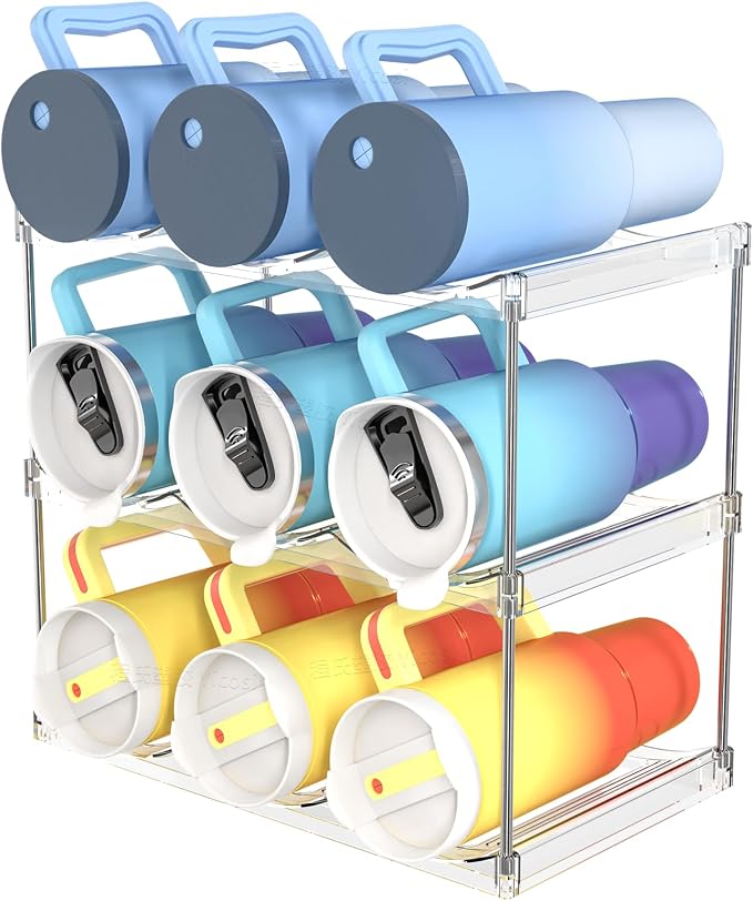 Yieach 3 Tier Stackable Water Bottle Holder by Yieach