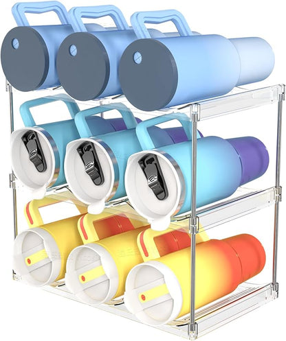 Yieach 3 Tier Stackable Water Bottle Holder by Yieach
