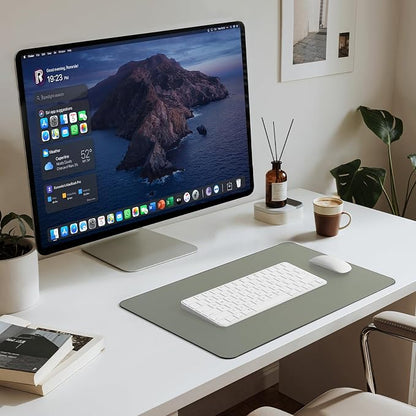 Jotsome Leather Desk Pad Mat, Non-Slip Desk Blotter Pad - Image 4