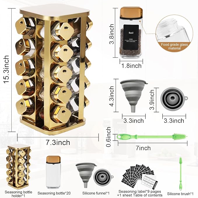 Kitchen stainless steel spice rack - Image 2