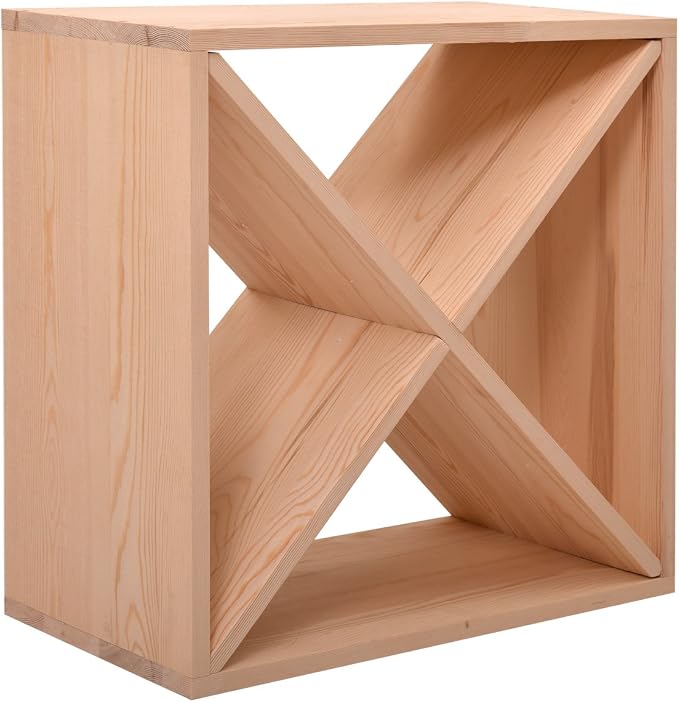 JAXPETY 24 Bottle Wine Rack Holder Compact Cellar Cube Bar Storage Kitchen by JAXPETY
