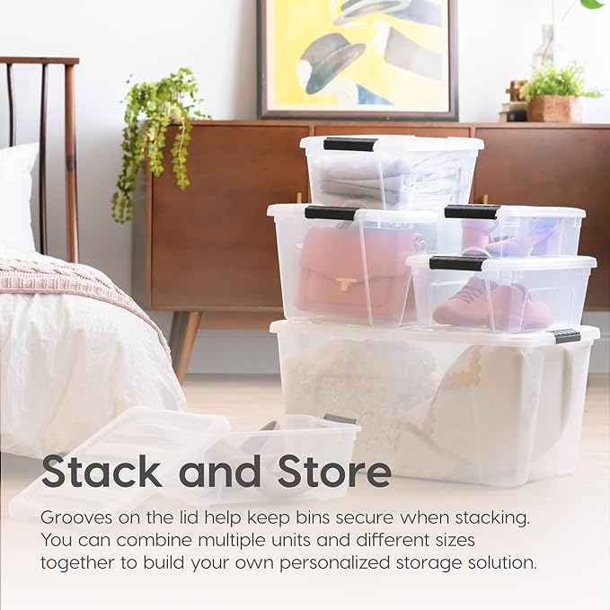 IRIS USA 13 QT Plastic Storage Box - Image 4