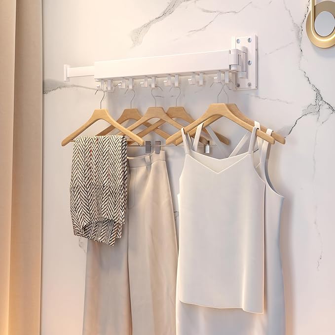 Drying Rack Clothing Wall Mounted, Clothes Drying Rack, Laundry Drying Rack - Image 3