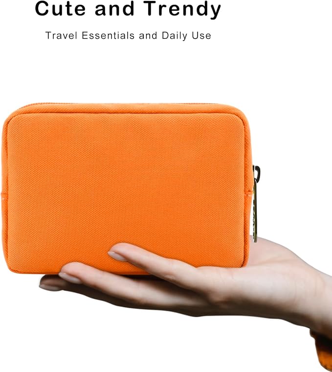 E-Tree Cute Small Makeup Bag, Cosmetic Toiletry Make up Skin Care Little Items - Image 4