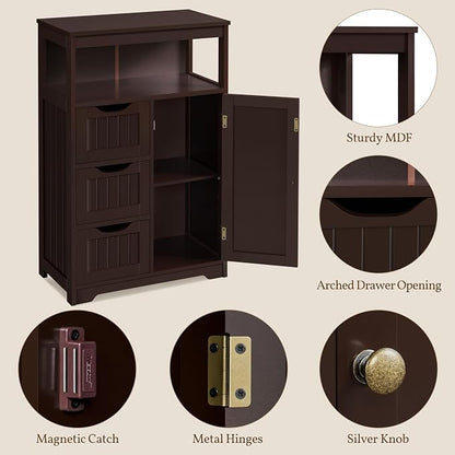 Yaheetech Freestanding Bathroom Storage Cabinet - Image 6
