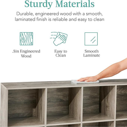 Best Choice Products 8-Cube Storage Organizer, 11in Shelf Opening, Display Shelf - Image 7
