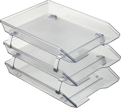 Acrimet Facility 3 Tier Letter Tray, Front Load, Letter Size/A4, Desktop File by Organizingyourlife