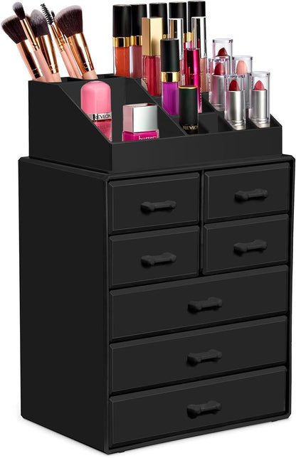 Sorbus Makeup Organizer, Brush Holder and Make Up Storage Drawers - Image 7