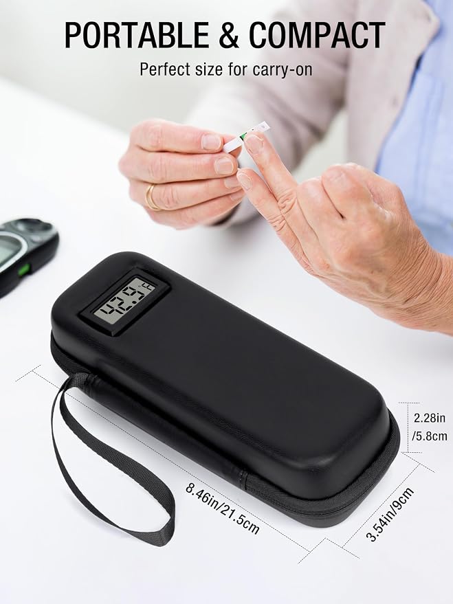 Insulin Cooler Travel Case TSA Approved, Temperature Display Insulin TravelCase - Image 4